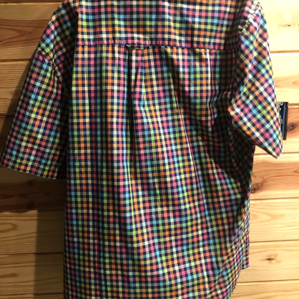 Colorful Button Up SS Shirt - Picture 4 of 5